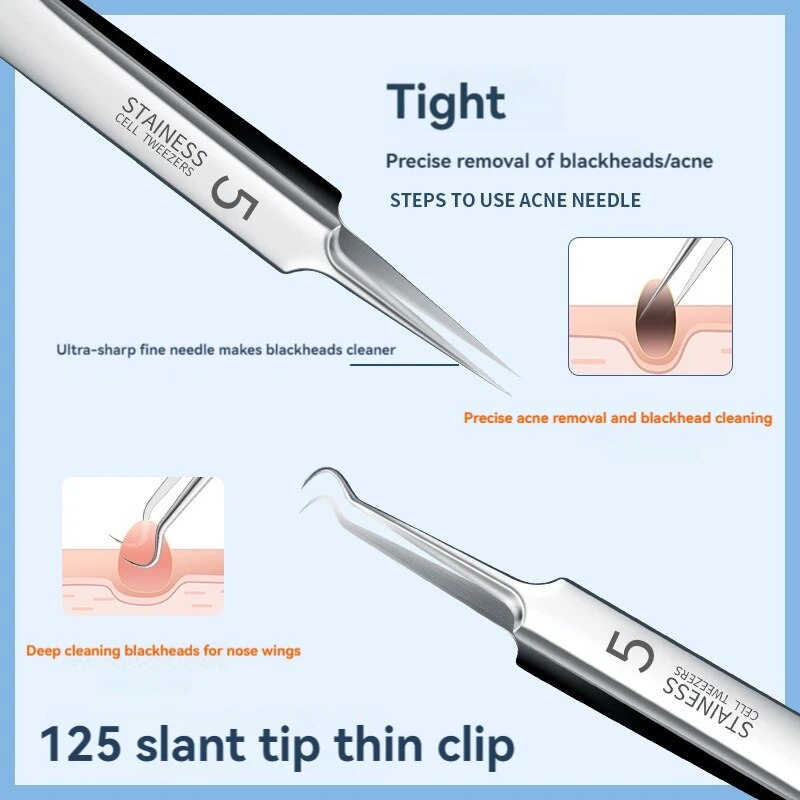 7 stücke Edelstahl Splitter Ak – Luxury Skincare Acne Bewertung und Preis